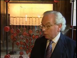 Unveiling of letter relating to marriage of Henry VIII and  Catherine of Aragon News Clip