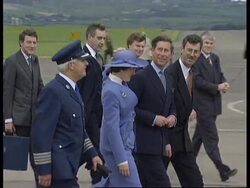 IRELAND: DUBLIN: PRINCE CHARLES VISIT News Clip
