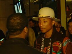 Pharrell Williams at Pharrell Williams And adidas Celebrate Collaboration Stock Footage