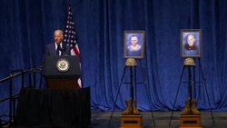 VP Biden Attends Memorial Service For Servicemen Killed In Chattanooga Shooting Stock Footage