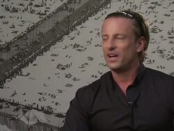 INTERVIEW: Daniel Powter on his family, divorce and coming back to song writing at Daniel Powter Interview at Getty Images on July 05, 2012 in London, England (Footage by WireImage Video/Getty Images) Stock Footage