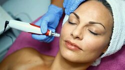 Mesotherapy treatment Stock Footage