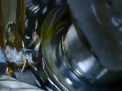 Part of working machine Stock Footage