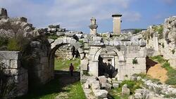 Spring in Xanthos Stock Footage