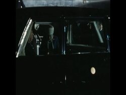 SYND 15/10/741 EMPEROR HIROHITO AND EMPRESS NAGAKO OF JAPAN RETURN TO TOKYO News Clip