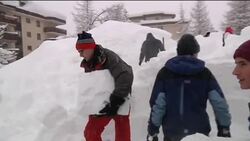 Anti-WEF protesters start building igloo camp ahead of Davos meeting News Clip