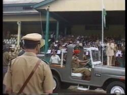 India - 50th anniversary of independence News Clip