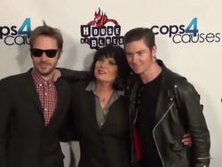 Martha Davis & The Motels arriving at Cops 4 Cause Stock Footage