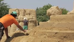 Sand sculpture festival draws international artists Instructional Video