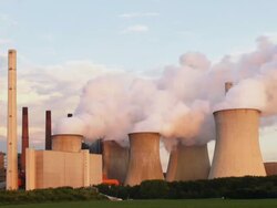 HD Coal Power Plant (Time Lapse) Stock Footage