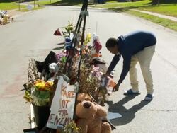 News Report Offers New Details Of Encounter Between Michael Brown And Ferguson Cop Stock Footage