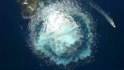 Sunken ship Stock Footage