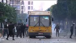 WRAP Tear gas fired at protesters ADDS clashes, torture claim News Clip