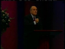 Rudy Giuliani is continuing his campaign swing through Florida today. The former New York mayor is scheduled to attend two events in the Miami area today -- including the annual Three Kings parade in the heavily Hispanic Little Havana neighborhood. News Clip