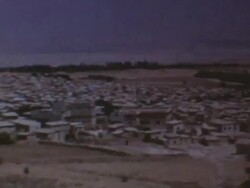 West Bank View Stock Footage