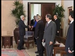 Clinton in surprise visit, meets political leaders Instructional Video