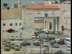 Powell leaving Ramallah News Clip