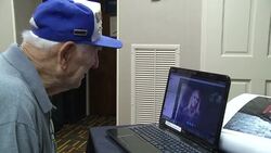 Belsen survivors Skype US liberator Instructional Video