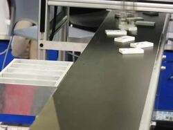 Domino packing (HD) Stock Footage