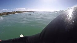 POV Surfing Stock Footage