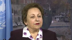 Nobel peace prize winning activist comments on the state of human rights in Iran News Clip