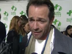 INTERVIEW - Luke Perry on what he appreciates about the work Global Green at Global Green USA's 10th Annual Pre-Oscar Party Stock Footage