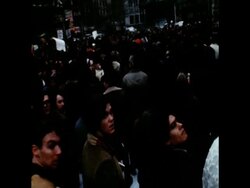 SYND 17-2-70 CHICAGO SEVEN DEMONSTRATION IN NEW YORK News Clip
