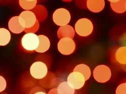 Defocused Christmas Red Light Stock Footage