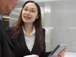 China Hong Kong Two Business People Stock Footage