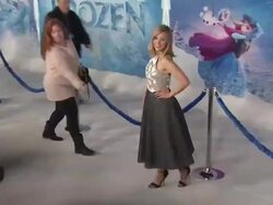 Kristen Bell at Walt Disney Animation Studios''Frozen' Los Angeles Premiere in Hollywood, CA, on 11/19/2013. (Footage by WireImage Video/Getty Images) Stock Footage