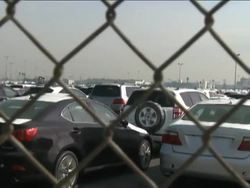 Three major automakers are asking California's Port of Long Beach for more storage space for their freshly imported cars. The AP's John Mone reports on why this back up is bad news. Instructional Video