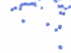 Polymer granules detail Stock Footage