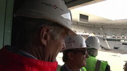 CLEAN : Steel giant ArcelorMittal visits new Bordeaux stadium News Clip