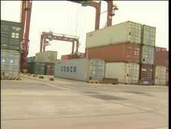 Global slowdown hits Tianjin port as govt tries to boost economy News Clip