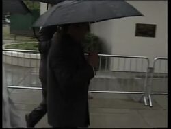 Michael Jackson arrives at court News Clip