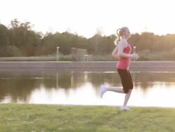 Jogging Stock Footage