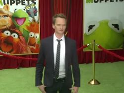 Neil Patrick Harris at the The World Premiere of Walt Disney's 'The Muppets' at Hollywood CA. (Footage by WireImage Video/Getty Images Entertainment Video) Stock Footage