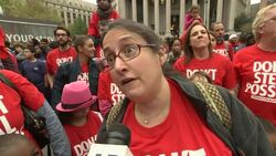 A rally supporting charter schools in New York City drew thousands of students and parents, many who say the city's public schools are failing their children. (Oct. 2) News Clip