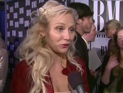 INTERVIEW: Clare Bowen on Nashville, on. Being able to sing in the show at 60th Annual BMI Country Awards on 10/30/2012 in Nashville, TN.(Footage by WireImage Video/Getty Images Entertainment Video) Stock Footage