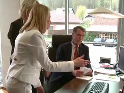 HD DOLLY: Business Team Stock Footage