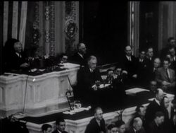 PRESIDENT ROOSEVELT'S CONGRESS SPEECH News Clip