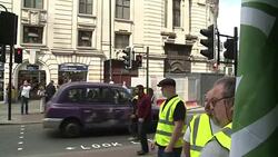 CLEAN : Five-day strike disrupts London commuter trains News Clip