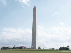  WS T/L  View of Washington Monument / Washington ,DC, USA Stock Footage