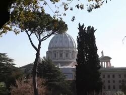 ATMOSPHERE - Vatican City General Views on February 19, 2013 in Vatican City, Vatican. (Footage by Getty Images) Stock Footage