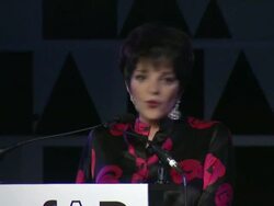 SPEECH: Liza Minnelli explains Elizabeth Taylor's passion for this cause Stock Footage