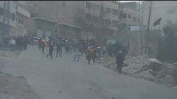 Palestinians and activists clash with Israeli troops in Hebron News Clip