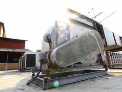 Industrial air conditioning and ventilation Stock Footage