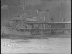 Japanese Bomb US Ships Stationed In China and Gas Rationing News Clip