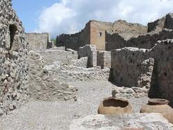 MS Shot of Oldest place at town / Pompei, Italy Stock Footage