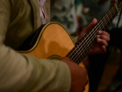 Guitar playing Stock Footage
